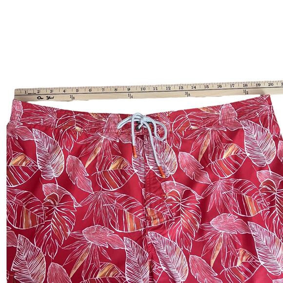 Tommy Bahama Baja Bonita Cove Board Swim Shorts In Boomerang Red Size XXL - Picture 6 of 7